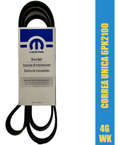 Correa Unica Grand Cherokee 2011-2018 5.7 4g Wk2 6pk2100