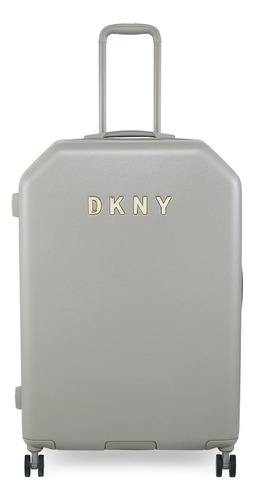 Dkny Logotipo De Metal Vertical Con 8 Ruedas Giratorias Equ.