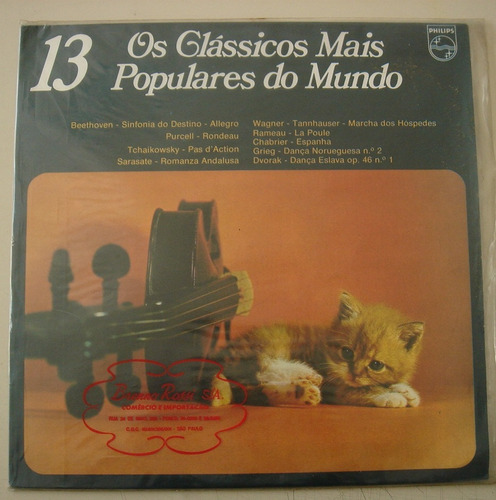 Lp Clássico - Os Classicos Mais Populares Do MundoVol. 13