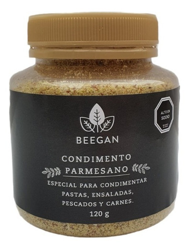 Condimento Vegano Parmesano Sin Gluten