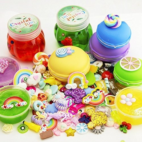 Arcilla Polimètrica Slime Charms Cute Set - Charms Para Sli