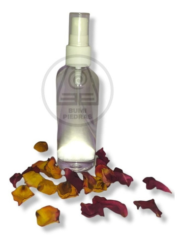 Imagen 3 de 8 de Agua De Rosas Perfume Mágico Grande 120 Cc Bumi Piedras