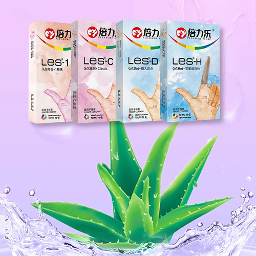 Les-c 16 Unidades De Preservativos De Dedo Para Estimulação