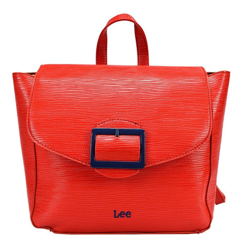 Bolsa Back Pack Marca Lee Color Rojo
