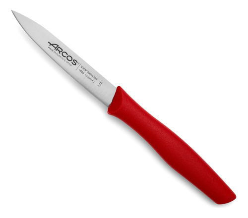 Cuchillo Mondador Arcos Serie Nova 10cm Color Rojo