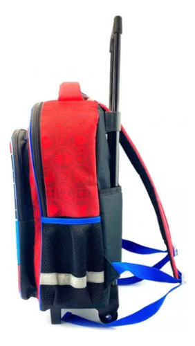 Mochila Carro 3d Super Mario 16 Pulgadas Tapi Sharif Express Color Negro Y Rojo Diseño De La Tela Único