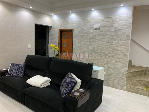 Imagem 3 de 20 de Lindo Sobrado Em Condomínio Com Planta Ampla E Diferenciada - 4907