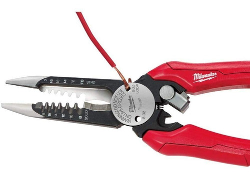 Alicate Pinza Pela Cable Corta 6 En 1 Milwaukee 48-22-3079