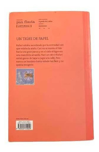 Libro Un Tigre De Papel De Sergio Kern- Colección Pan Flauta (Usado)