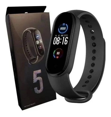 Imagen 1 de 2 de Smartband Smartwatch M5 Negro Bluetooth Ade 
