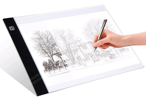 Tableta Dibujo Calcar Luz Led Luminoso Grafica Diseño Usb