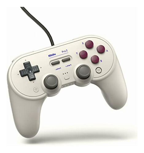 8bitdo Controlador Con Cable Pro 2 Para Switch, Windows,