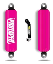 Comprar Cubre Amortiguador Moto Protaper Rosa + Cubre Palanca Fmx