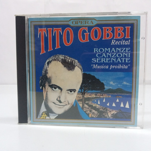 Cd Tito Gobbi Recital. Romanze Canzoni Serenate. Sarabandas 