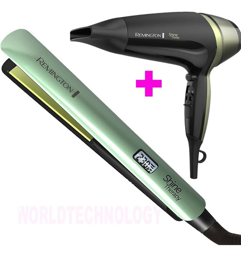 Plancha De Cabello Remington Aguacate +secador 100% Original