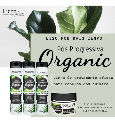 Shampoo Pós Progressiva Organic - 300ml -