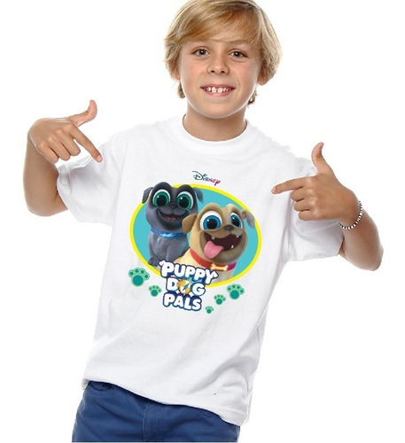 Imagen 1 de 10 de Remera Niño / Niña - Puppy Dogs Pals / Disney- Pacamaka Kids