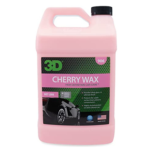 3d Cherry Wax - Deep Gloss, Wet Look Carnauba Car Wax Vlx6c
