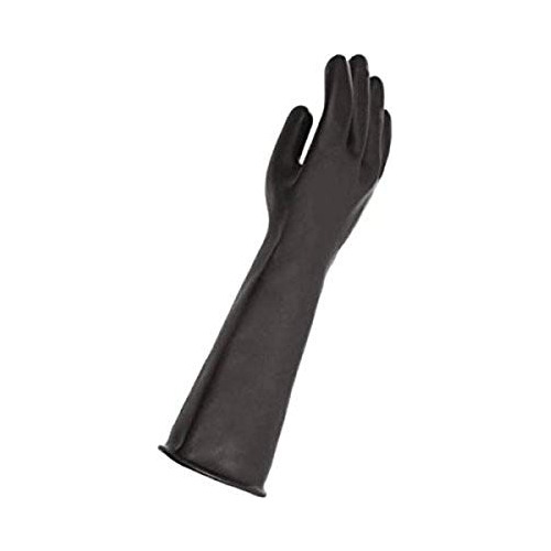 Trident 286 Natural Latex Glove, Chemical Resistant, 0....