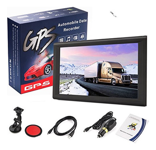 9 Pulgadas 2 En 1 Camión Gps Dvr Sistema De Navegación De