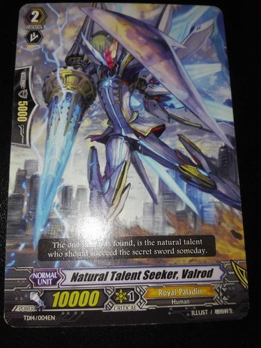 Natural Talent Seeker, Valrod - Trial Deck 14-carta Vanguard