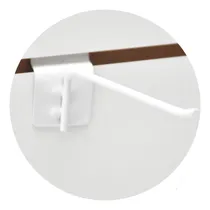 Comprar Ganchos Para Panel Ranurado 10 X 5cm + 20 X 10cm Mox Fuertes Color Blanco