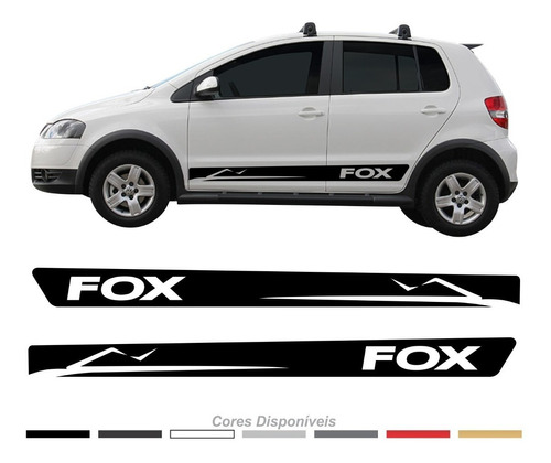 Adesivo Volkswagen Fox Faixa Lateral Personalizado Fp003