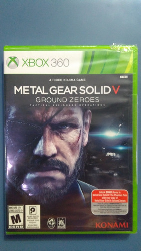 Metal Gear Solid 5 Ground Zeroes - Xbox 360