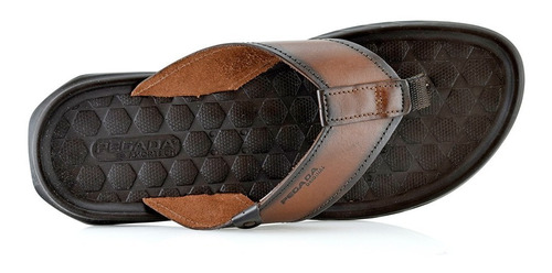 Ojotas Hombres Sandalias Cuero 133001-02 Pegada Luminares