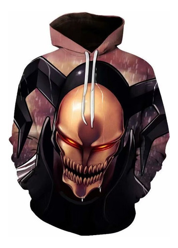 Sudadera Anime Bleach Impresión 3d Moda Kurosaki Ichigo