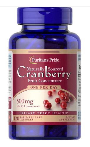Cranberry De 25000 Mg Marca Puritan's Pride, Una Al Dia !