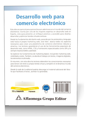 Libro Desarrollo Web Para Comercio Electrónico