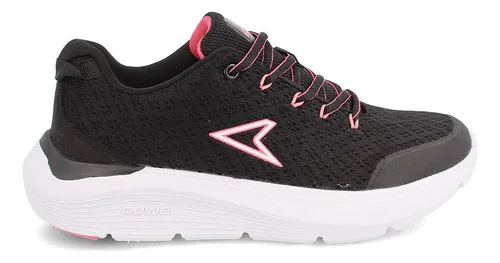 Zapatilla Power Deportiva Mujer N-walk Max Oro Negro