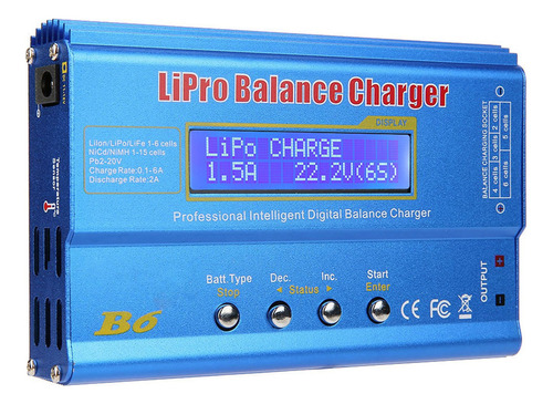 . 80w 6a Lipo Batería Equilibrio Del Cargador De .