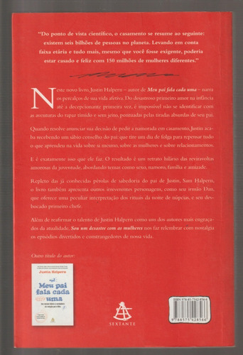Livro Sou Um Desastre Com As Mulheres - Justin Halpern (Usado)