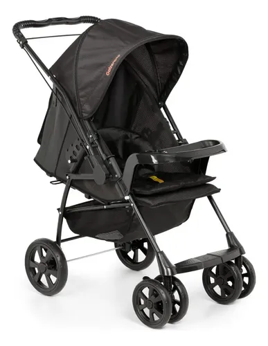 Carrinho de Passeio Galzerano Milano Reversível III Preto para Be...