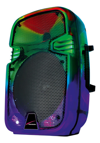 Bafle Recargable De 8 Pulgadas Full Flame Lighting Audiobahn Color Negro