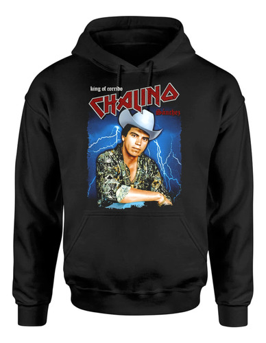 Sudadera Chalino Sánchez, Unisex Con Capucha Y Cangurera 02