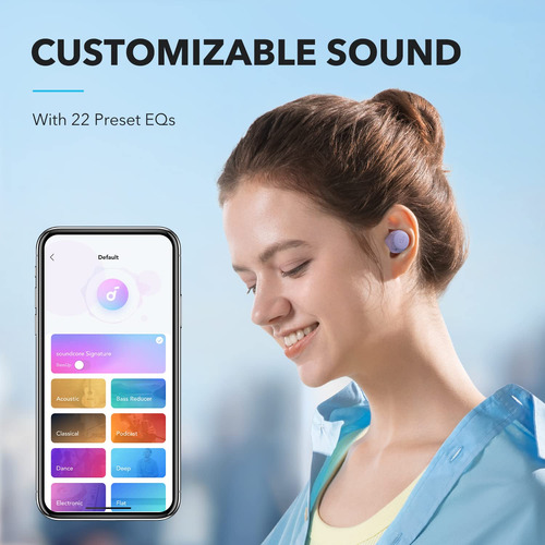 Audífonos True Wireless Soundcore A20i Bluetooth 5.3 Púrpu