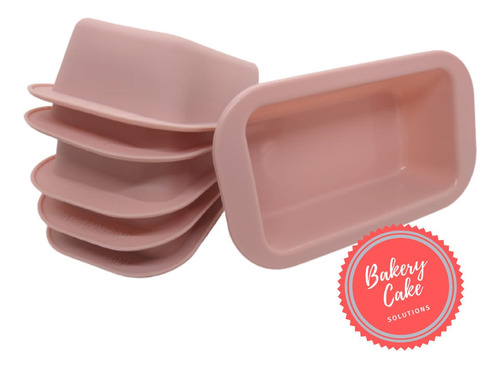 Moldes Silicona Mini Budín (x6 Uni) Bizcochuelo Pan Jabón