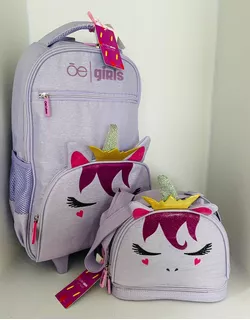 Mochila Y Lonchera Cloe Color Lila