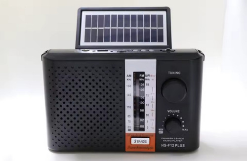 Radio Solar Bluetooth Multibanda Recargable