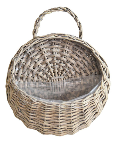 De Cesta Colgante Tejida Hecha A Mano, Soporte De Flores, S