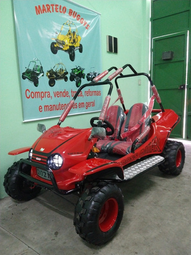 Míni Buggy Cross Dakar Vermelho Completo Top De Linha !