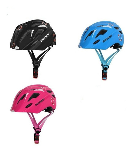 Casco Bicicleta Con Luces Para Niños Bike Proteccion