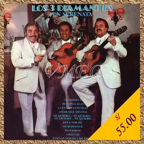 Vmeg Cd Los Tres Diamantes 1980 En Serenata
