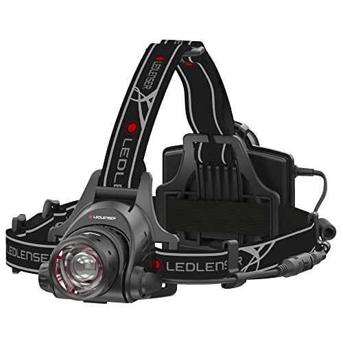 Led Lenser - Luz Para Cabeza Recargable H14r.2, Negro