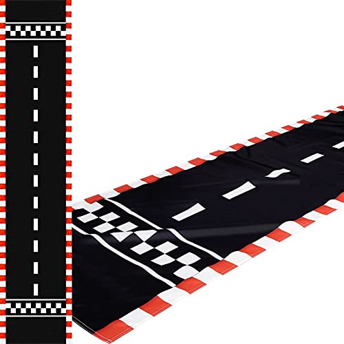 Racing Car Long Racetrack Floor Running Mat Drag Race C...