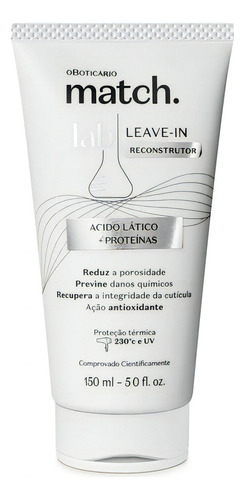 O Boticário Match Lab Multibenefícios Leave-in 150ml