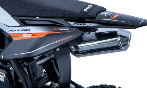 Mini Moto Cross Mxf 90cc Pro Racing Laranja 4t + Luvas
